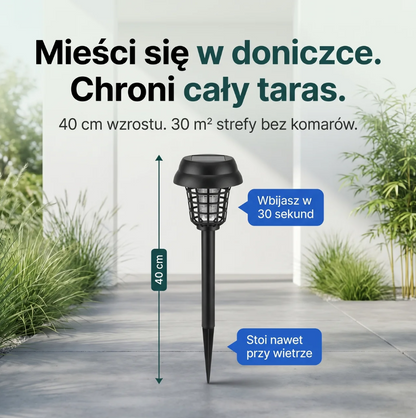Solarna Lampa na Komary UV 2w1